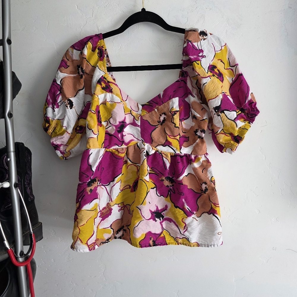 Nine West Babydoll Top